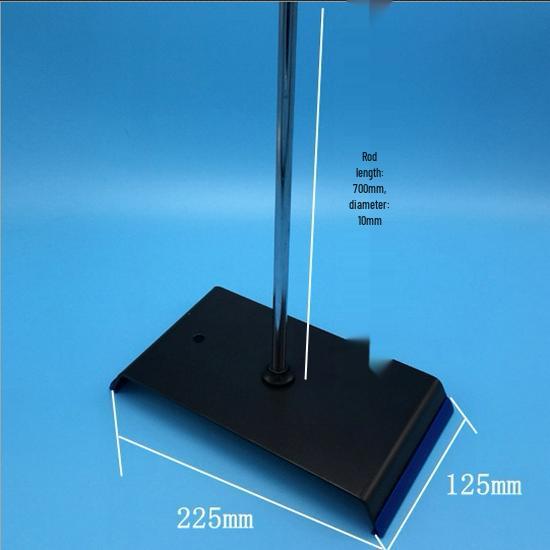 Iron & Stainless Steel Laboratory Support Stand Set - Medium/Large Sizes, Marble Base, Titration Stand
