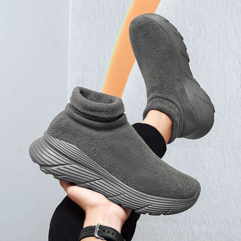 Fashion Flat Sole High Top Women's Shoes Size 33 Boots Size 44 Woman Boots Women Shoes Sneakers Sport Footwear Runings On Offer