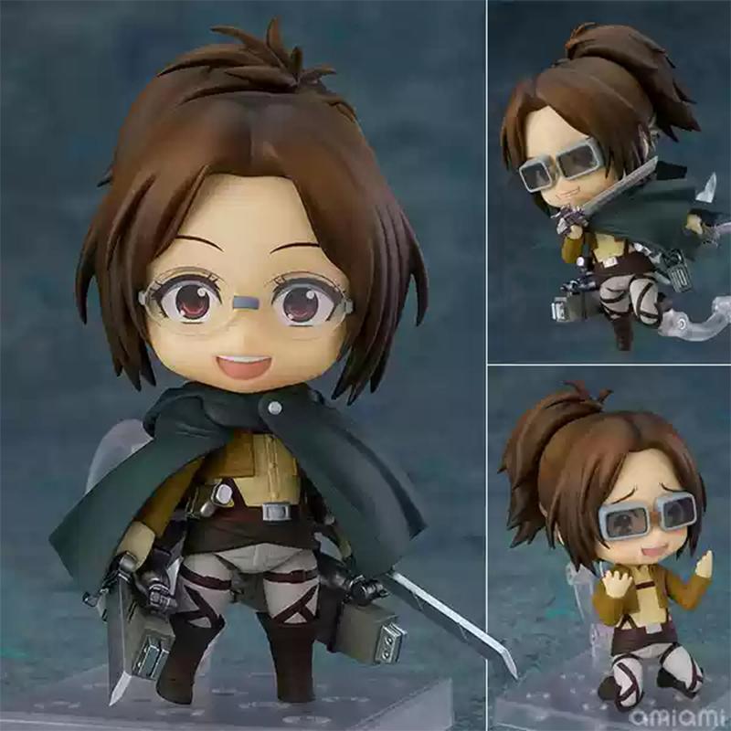 Attack On Titan Animation Comic Peripheral Toy Eren Mikasa Levi Hange Reiner Anime Action Movable Model Figures Collection NTR