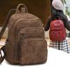 Schoolbag Backpack Women's Korean Edition 1011 Autumn New Fashion PU Personality Women's Travel Backpack Trendy Student School Bag