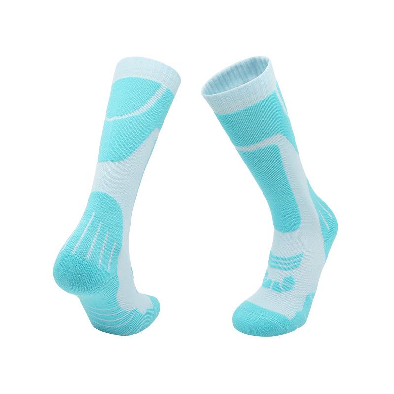 Children's and Adults' Merino Wool Winter Ski Socks - Thick, Warm, Towel Bottom, High-Top Snow Socks