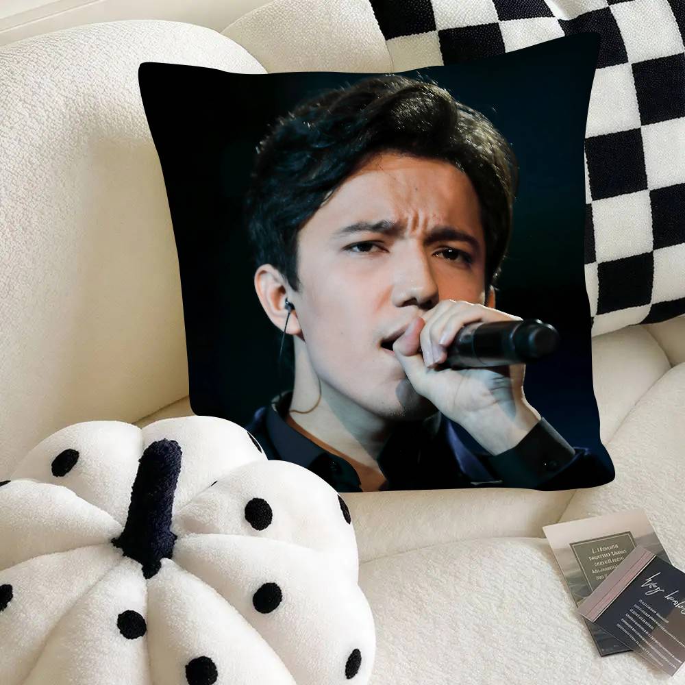DDimash KKudaibergen Singer Pillow Case Fashion Square Pillowcase Bedroom Sofa Room Ins Decoration Leisure