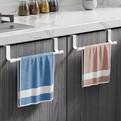 Rag Hanger Towel Rod Punch-free Door Hanging Towel Racks New Over Cabinet Towel Rack