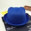 Childrens Cartoon Straw Hat With Sunshade For Summer Outings And Playtime
