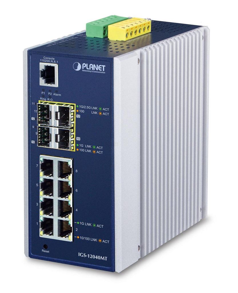 Planet Ip30 Industrial 8* 1000Tp, Igs-12040Mt
