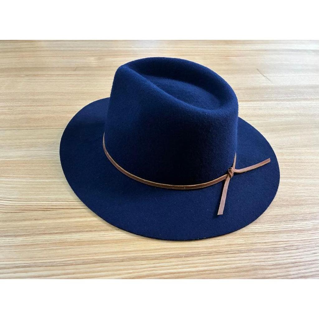 Used Brand new! Brixton WESLEY FEDORA FELT HAT Unisex
