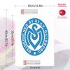 MSV Duisburg Pattern  3pcs 100% Round Full Drill 5D DIY Diamond Painting Embroidery Cross Stitch Rhinestone Décor