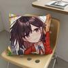 1pc Anime I Am In Love With The Villainess Pillow Case Fashion Square Pillowcase Bedroom Sofa Room Ins Decoration Leisure