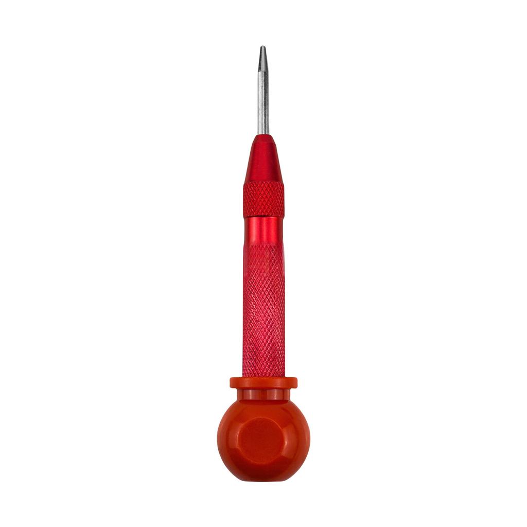 Spring Loaded Center Punch Tool with HSS Steel Tip for Precision Marking and Emergency Escape