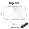 Silver-Coated UV-Protection Car Sunshade