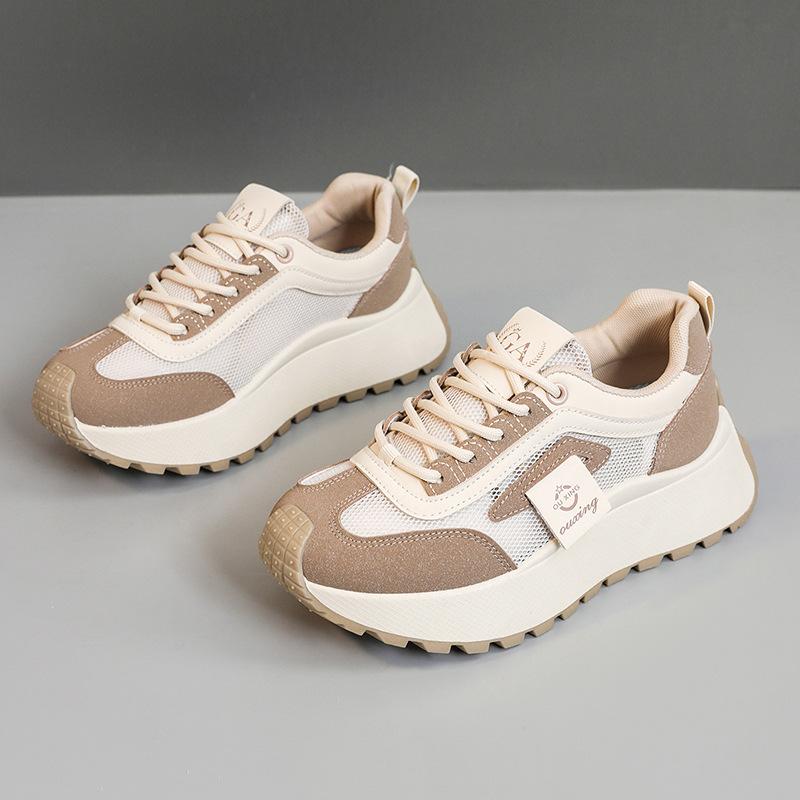 [Customized] HY2521 Korean Version of the New Student Forrest Gump Shoes for Women's 2025 Spring Running Sports Platform Casual Shoes