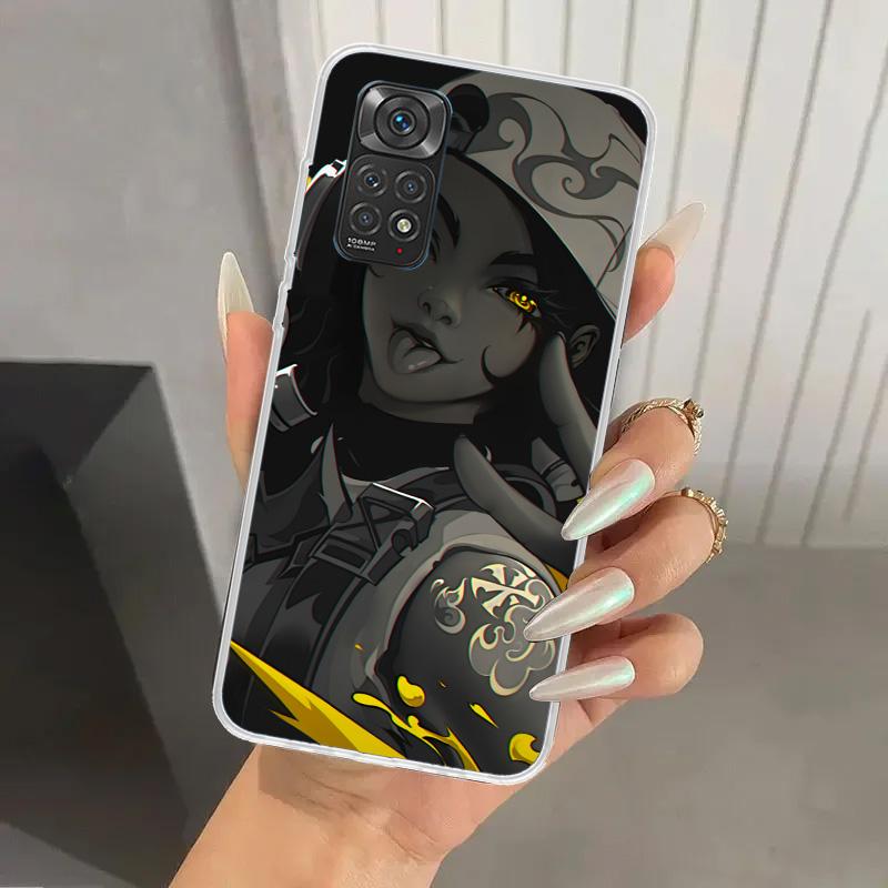 Valorant Game Cool Phone Case for Xiaomi Redmi Note 15 14 14S 13 12S 12 Pro 11S 11 Plus 11T 11E 10S Soft Funda Print Shell Redmi