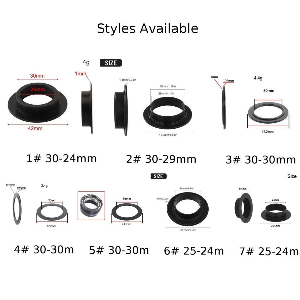 5g Adapter Aluminum Alloy Bicycle Bike Bottom Cover Parts