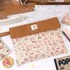 Multifunction Capybara File Bag Washable Fabric Cartoon Paper Storage Bag  Makeup Bags