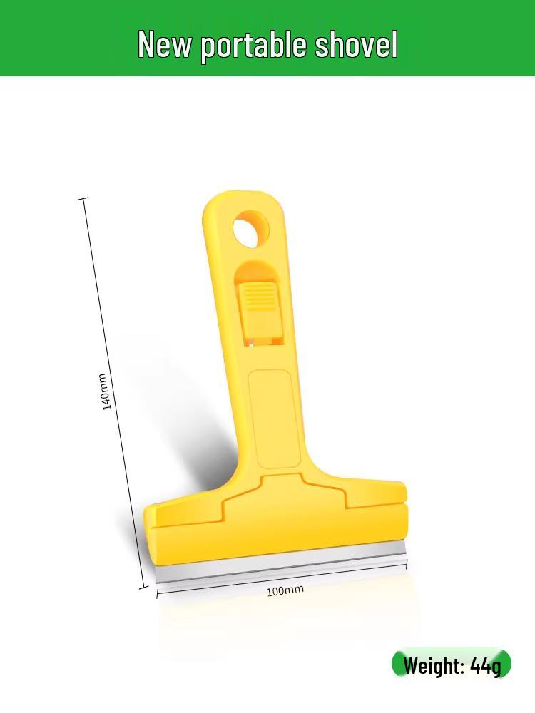 

Baolian Multi-Surface Cleaning Tool: Putty Knife, Small Shovel, and Caulking Blade for Glass, Floor, and Marble