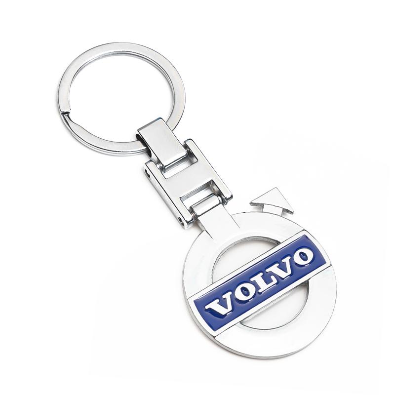 

Zinc Alloy Car Emblem Key Ring Keychain Decor Accessories For Volvo XC60 V60 V70 XC40 XC90 V90 V40 EC40 EX40 S80 S60 S90 C30 C70