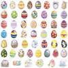 100Pcs Easter Eggs Cartoon Stickers Waterproof Vinyl Decals, Cute Aesthetic Doodle Stickers for Guitar Laptop Tablet DIY Decoration