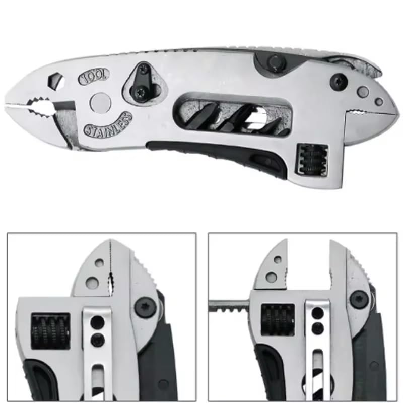 zmart pliers pocket knife screwdriver adjustable wrench multi-tool