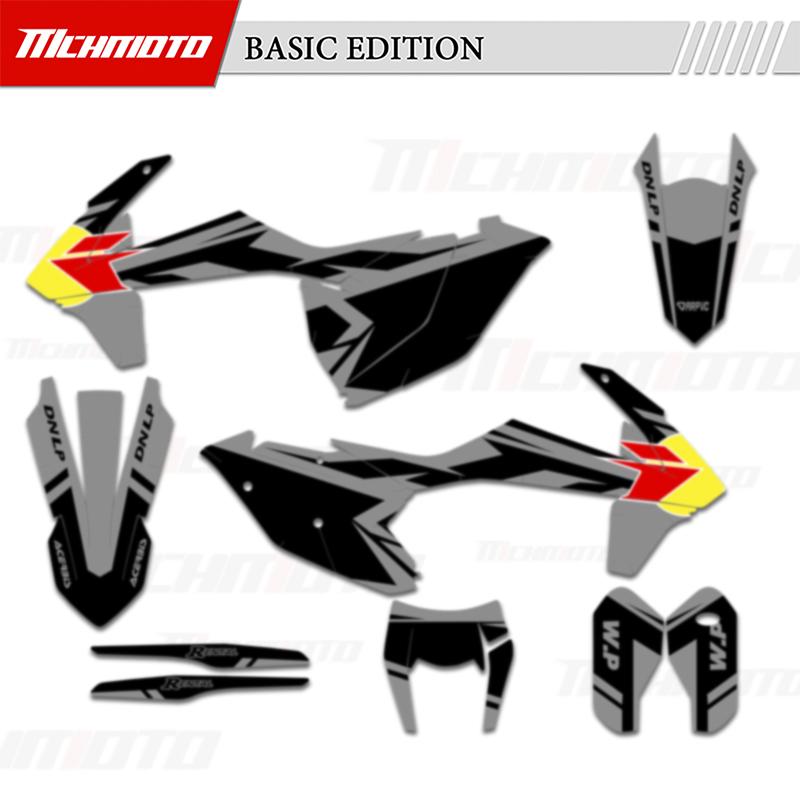 MCHMFG For KTM SX SXF 2007-2025 EXC XCW 2008-2026 Team Motorcycle Graphics Background Decals Sticker Kits