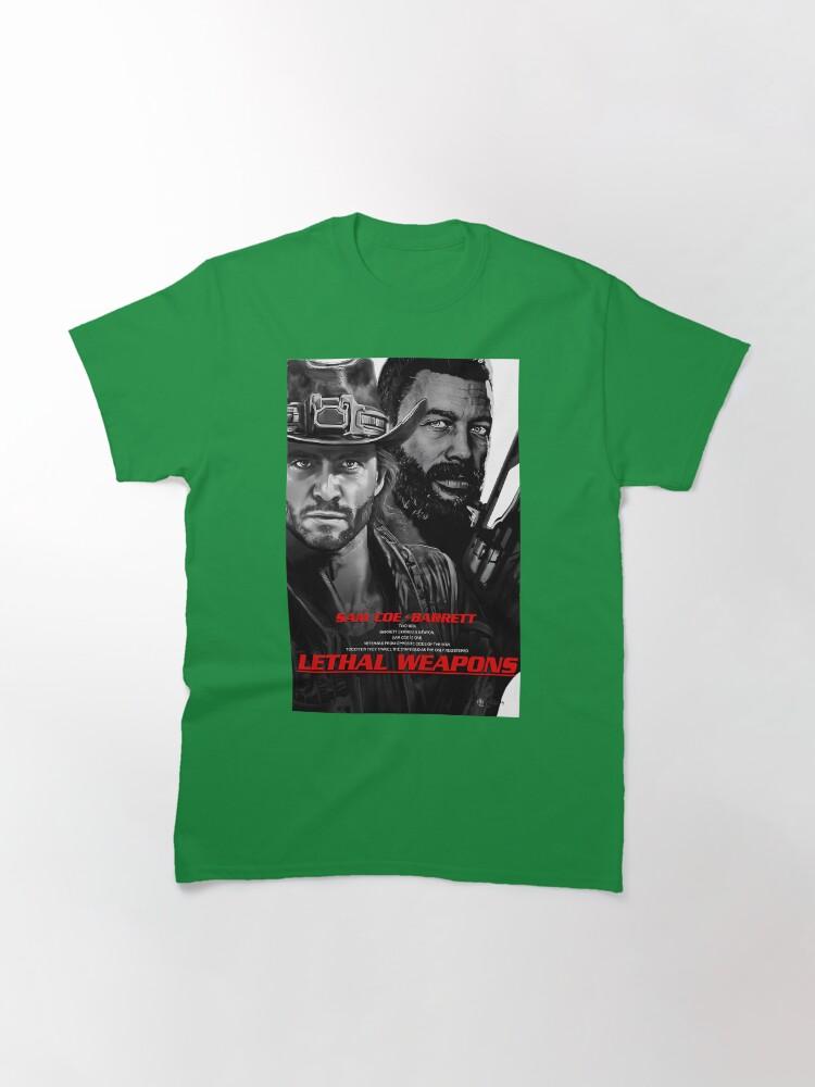 Lethal Weapon Lethal Weapon Riggs Murtaugh Movie Poster Design Classic T-Shirt