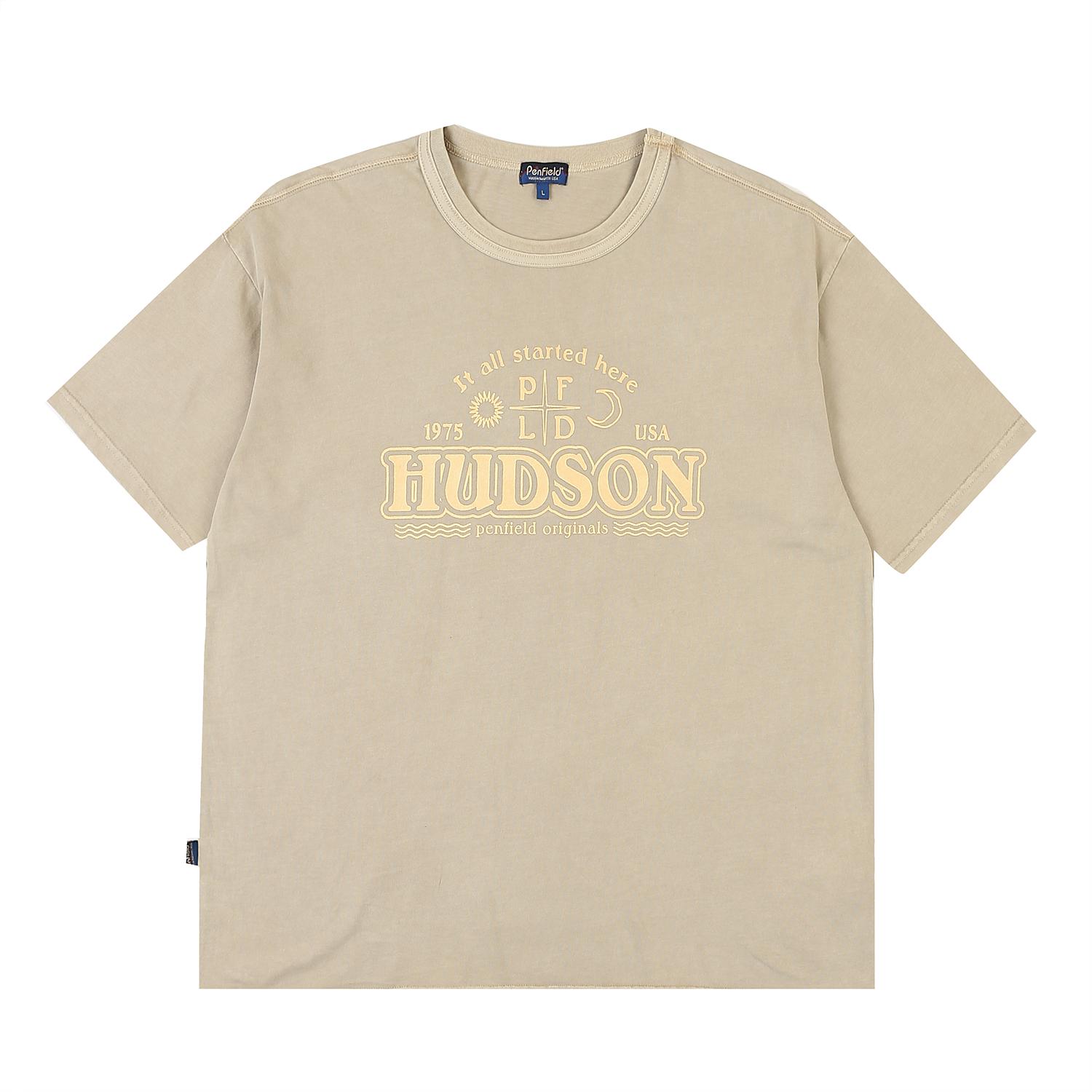Penfield Pigment Dyed Basic Short Sleeve Beige_Fq2Kt50U Beige/S