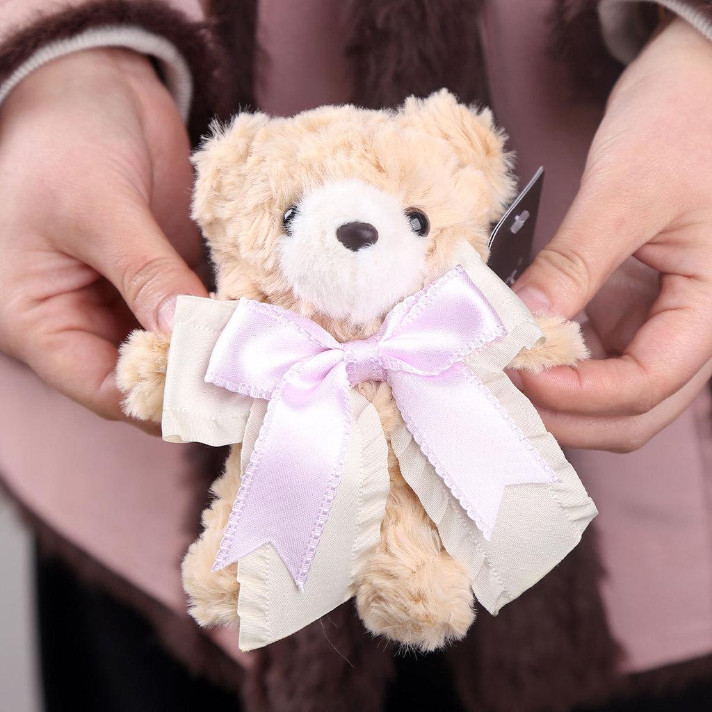 Cute Teddy Bear Ornament Plush Doll With Short Plush Material For Gift Giving