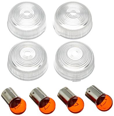 KITACO Turn Signal Lens Set for Drag Star 400/Virago 400/RMX250S Etc. 807-0744000