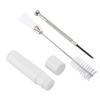 10 Pcs Clarinet Cleaning Kit All In 1 Maintenance Care Set with Inner Cloth Mouthpiece Brush Cork Grease Storage Case