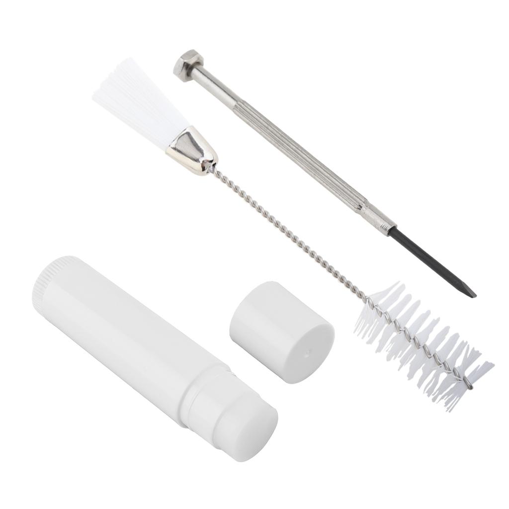 10 Pcs Clarinet Cleaning Kit All In 1 Maintenance Care Set with Inner Cloth Mouthpiece Brush Cork Grease Storage Case