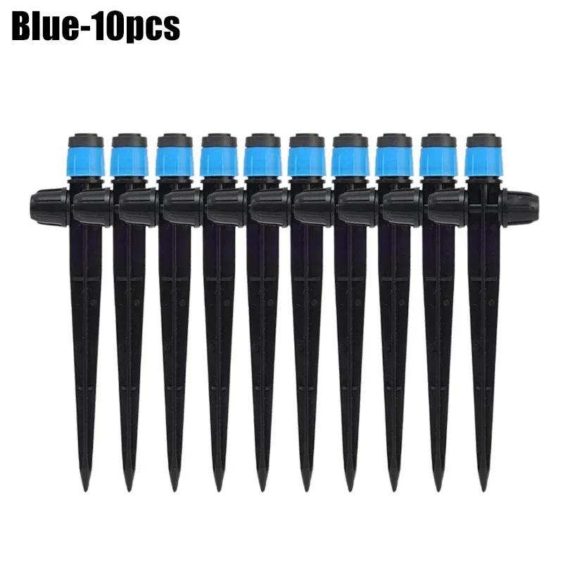5/50PCS Spiked Dripper Sprinkler 8 Hole Drop Emitter All Round Scattering Sprinkler Garden Flower Watering Irrigation Supplies