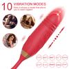 Rose-Sucking Thrusting Vibrator for Women Clit Sucker Nipple Clitoris Stimulation Vibrators Dildo Female Sex Toys for Adults 18+