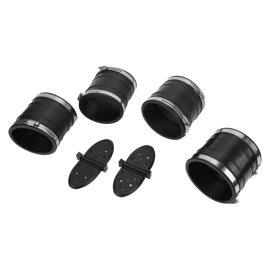 Sada hadic vlnovce výfuku typu Y Klapka vodní clony Spodní Horní 32‑14358T Náhrada pro motory Mercruiser V6 V8