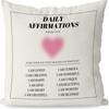 Modern Ins Style Pink Girl's Heart Pillow Case Nordic Linen Cushion Sofa Bedside Pillow