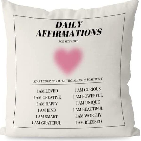 Modern Ins Style Pink Girl's Heart Pillow Case Nordic Linen Cushion Sofa Bedside Pillow