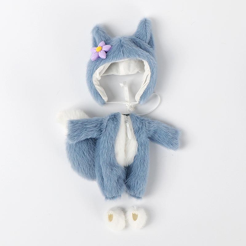 Animal Ears Cute Fox Animal Monster Doll Clothes For Ob11 obitsu 11 Molly Gsc 1/12 BJD Doll Accessories Clothing BJD Baby Clothe
