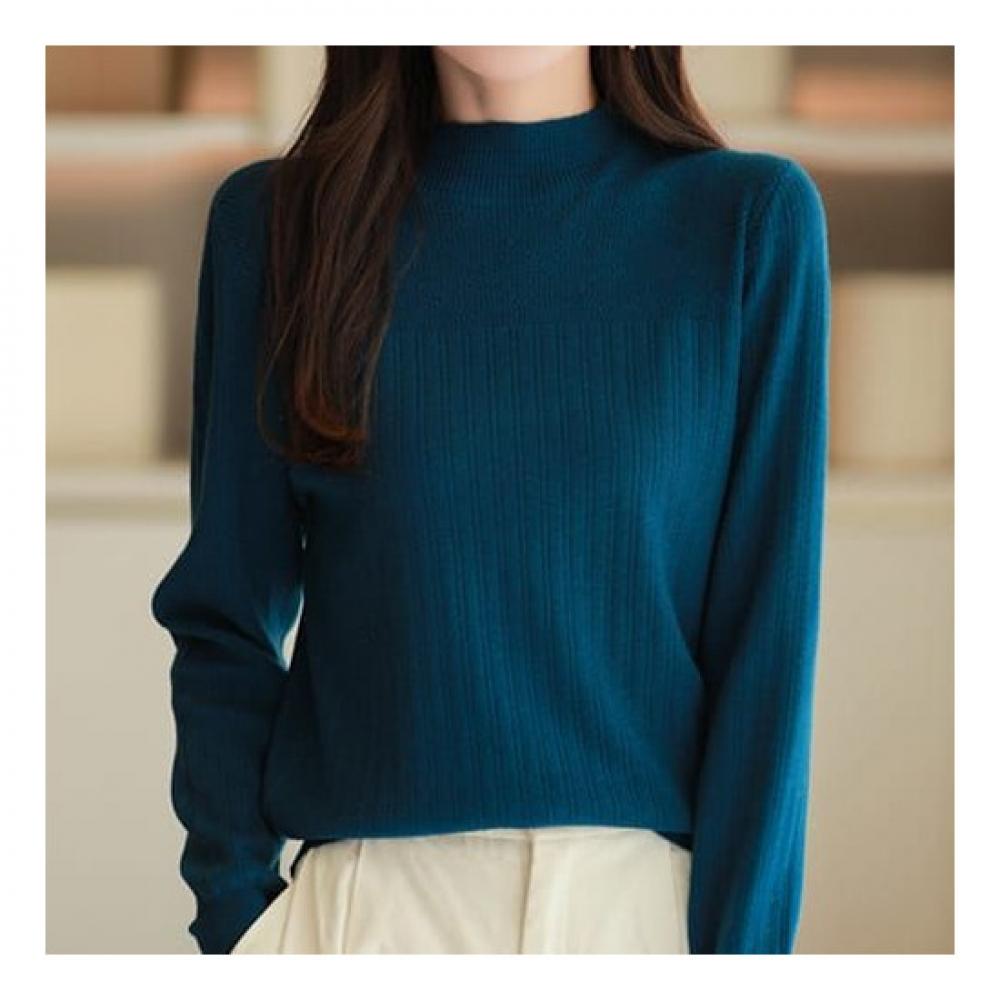 Navava Mock Neck Long Sleeve Knit Nk2387