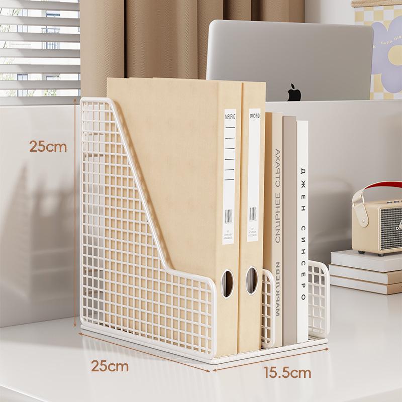 

Металлическая настольная стойка для хранения файлов и подвесная полка