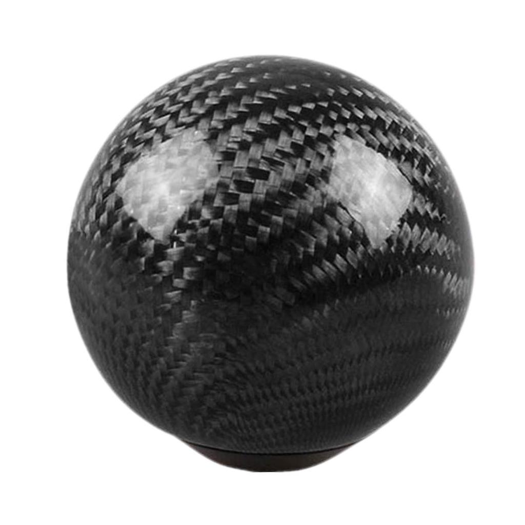 Sakan Car Shift Knob Round Carbon Black Black 2 55cm
