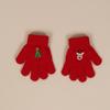 Weihnachten Baby Mütze Schal Handschuhe Set Hirsch Kinder Wintermütze Halswärmer Neujahrsgeschenk für Kinder Beanie Mütze für Mädchen Jungen