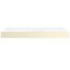 Pocket Spring Mattress Medium Cream 80 x 200 x 20 cm Artificial Leather
