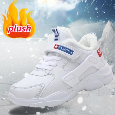 Zapatillas de deporte para niños y adolescentes, zapatos para niñas, otoño, invierno, deporte, ocio, tenis, informales, cálidas, de felpa, para correr