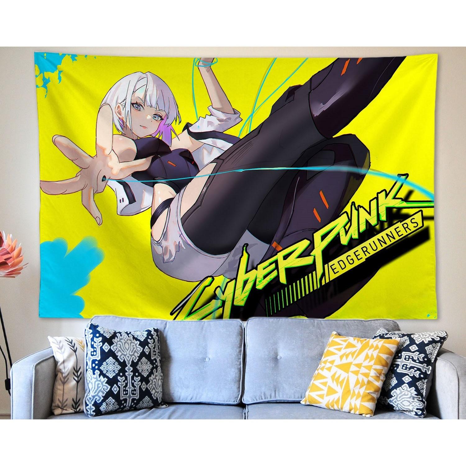 

Asian City Vibes Vaporwave Illustration Wall Tapestry Retro Futuristic Decor Perfect For Bedroom Or Gaming Room Aesthetic 74x94cm(29x37in)
