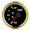 Balance Gauge Meter Boat Trim Balance Gauge Meter IP67 Waterproof with Red Backlight 52mm Ship Yacht Marine Yacht Trim Gauge