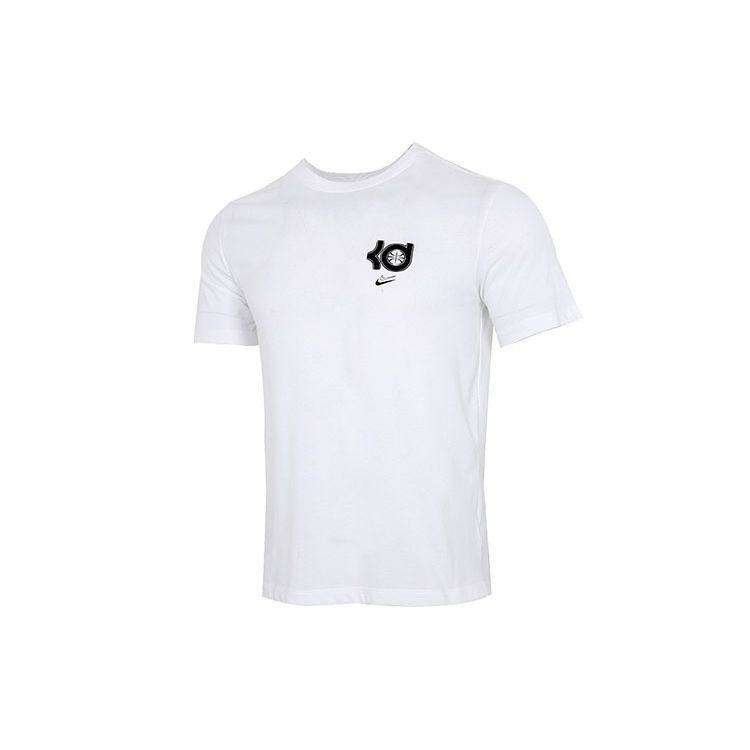 Nike Dri-FIT KD Printed Basketball Crew Neck Short Sleeve T-Shirt Men Tops White DD0776-100