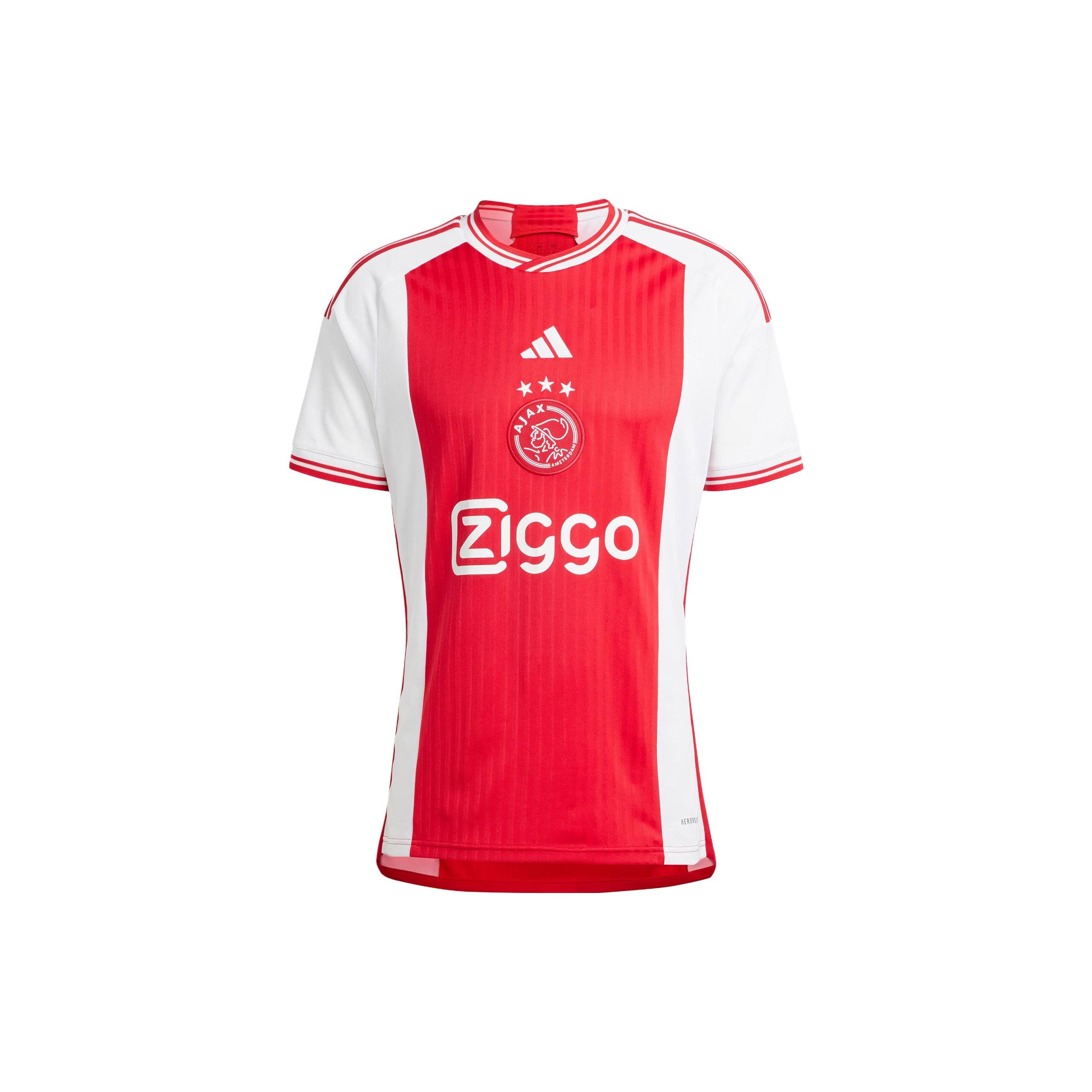 Adidas Ajax Amsterdam Soccer Jerseys Men s Dark Red Moderate Straight Fit HZ7725 L