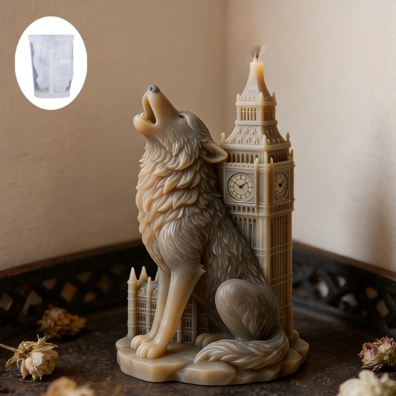 Artistic Animal And Landmark Themed Silicone Candlewax Mould For Crafting Decorative Candle And Soaps