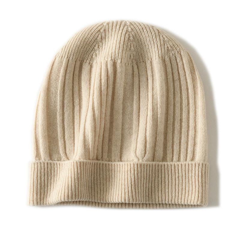 Soft Cashmere Hat Autumn and Winter New Style Women's Fashion Casual Ear Protection Pile Hat Fashionable Knitted Hat