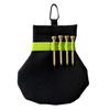 Spacious Golf Ball Tee Holder Portable Golf Ball Pouch Durable Golf Stud Pocket  For Golfers