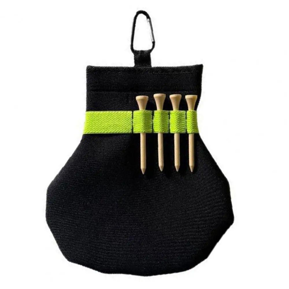 Spacious Golf Ball Tee Holder Portable Golf Ball Pouch Durable Golf Stud Pocket For Golfers