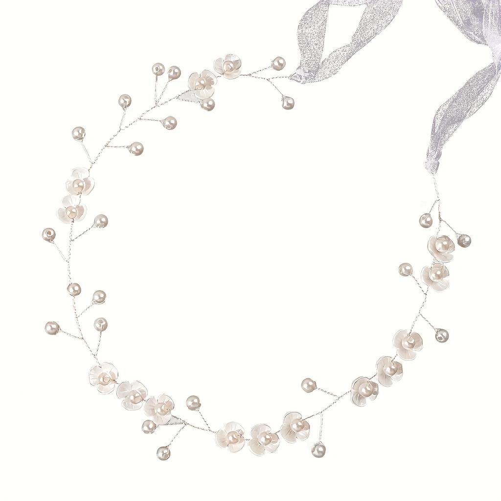 Trendy Hair Vine Headband for Women Party Flower Hairband Bridal Wedding Hair Accessories Jewelry Vine Headband